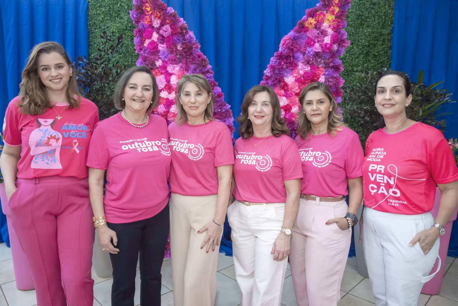 Lançamento outubro rosa na aced dourados