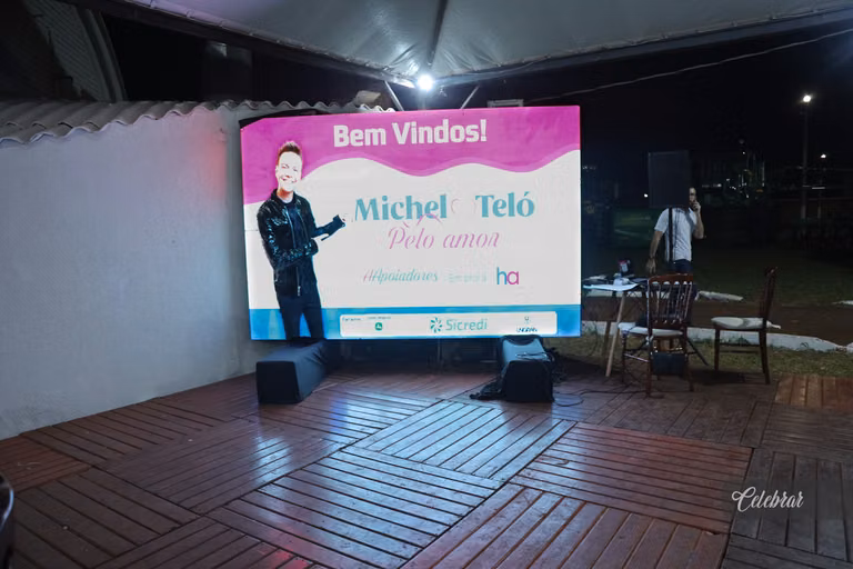 Lançamento do show do michel teló por ciarama máquinas e aapoiadores – foto 1