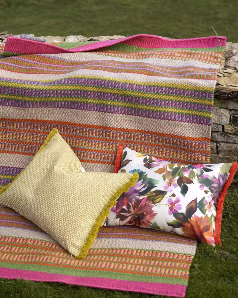 A arte de compor cores, estampas e texturas na decoração