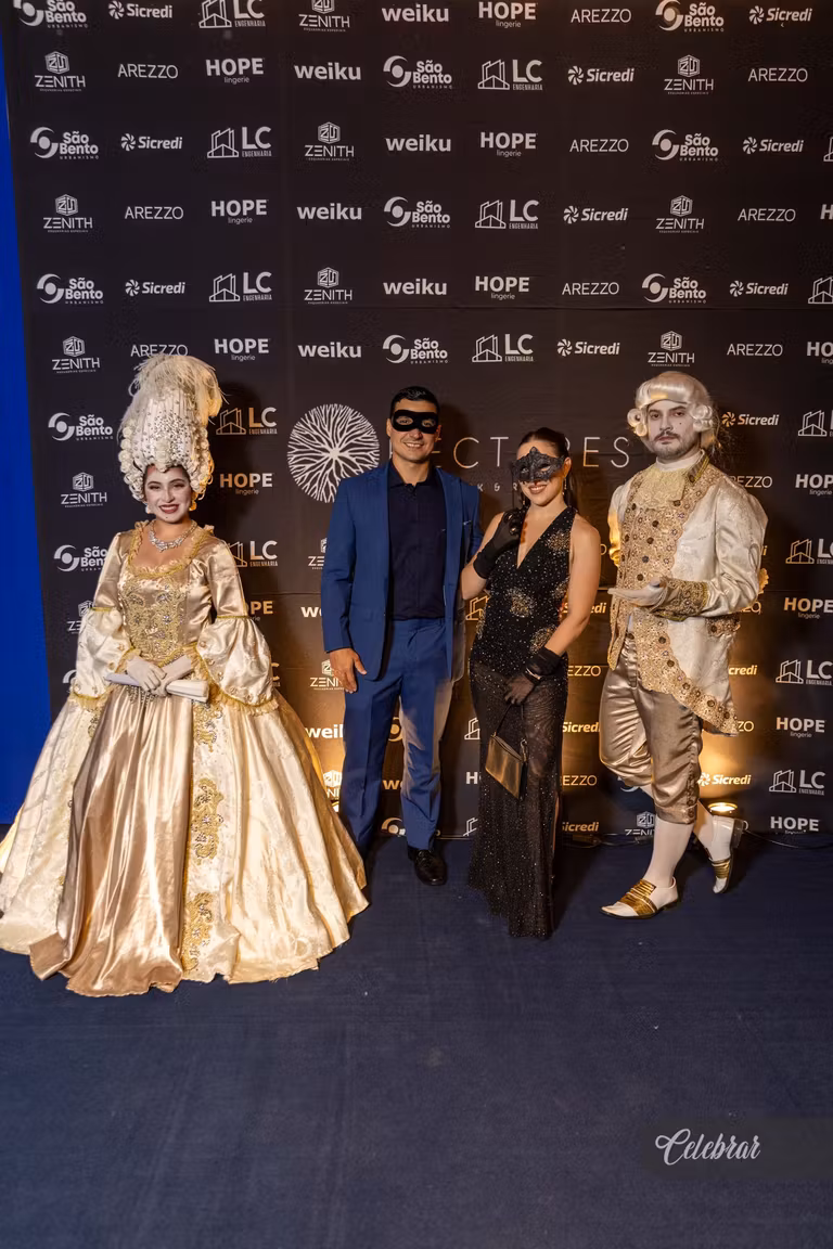 baile de Gala Hectares – Máscaras em Veneza – foto 106