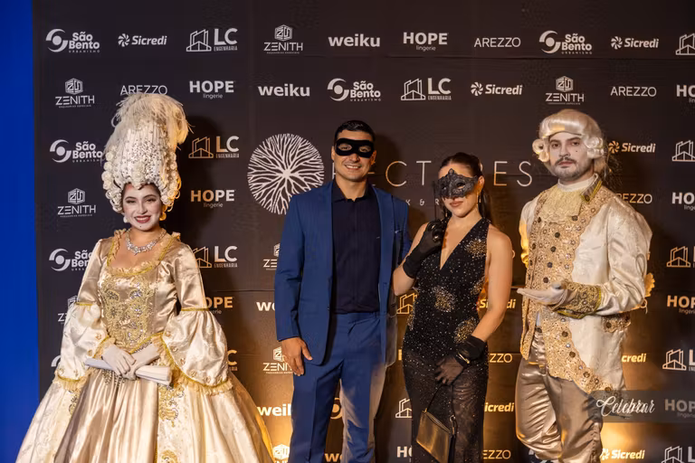 baile de Gala Hectares – Máscaras em Veneza – foto 107