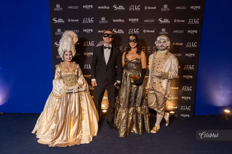 baile de Gala Hectares – Máscaras em Veneza – foto 120