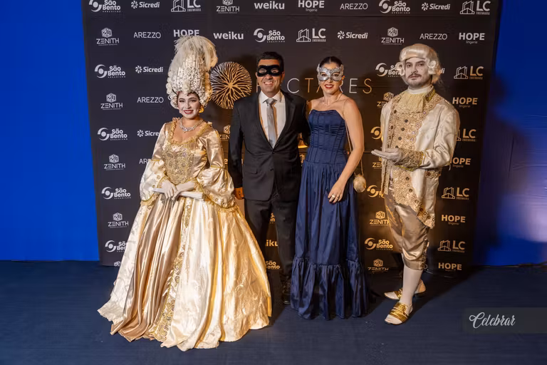 baile de Gala Hectares – Máscaras em Veneza – foto 131