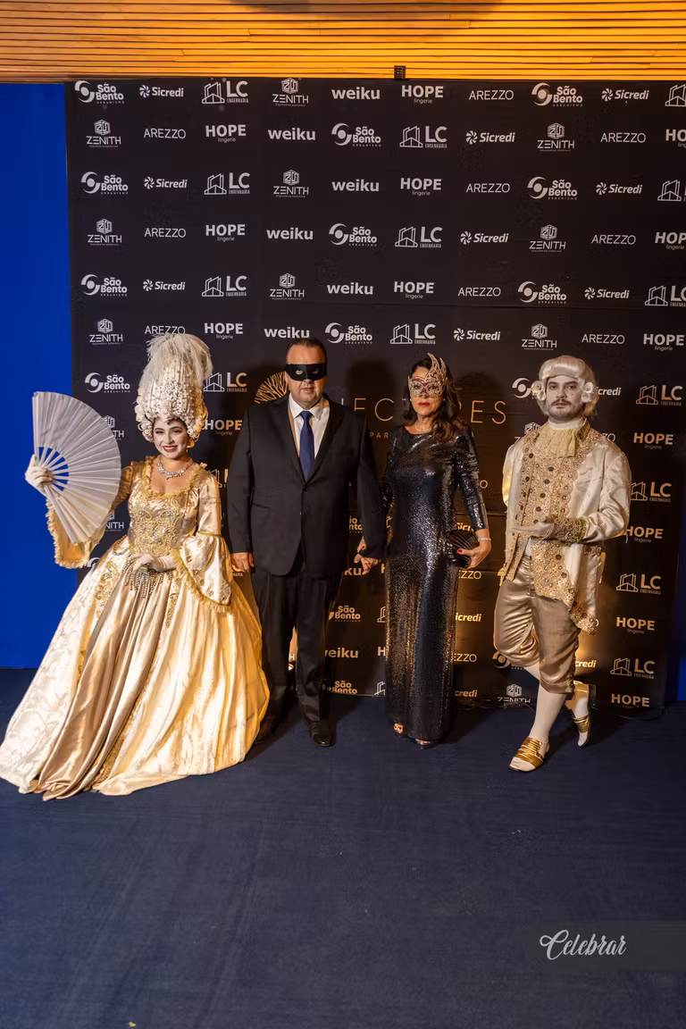 baile de Gala Hectares – Máscaras em Veneza – foto 143