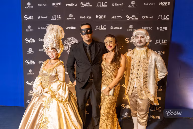 baile de Gala Hectares – Máscaras em Veneza – foto 162