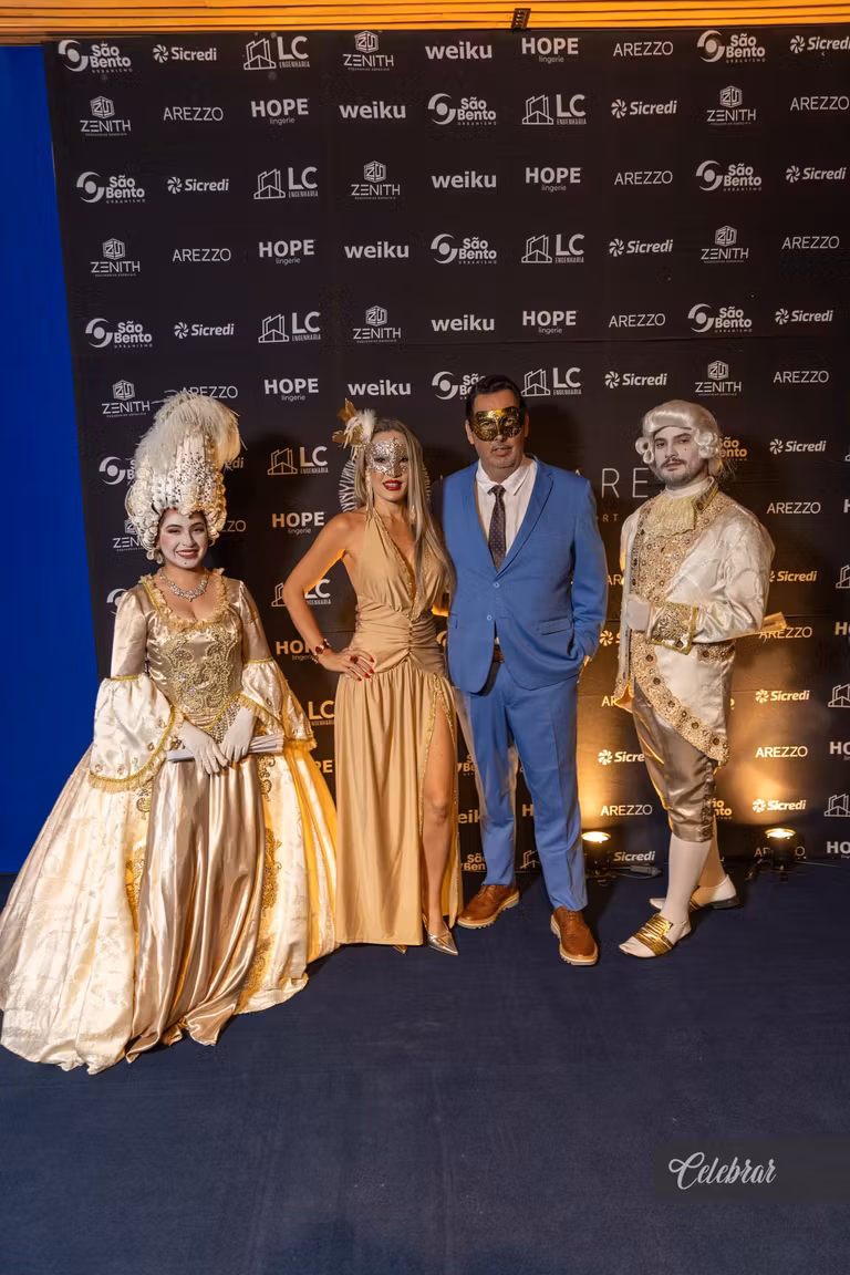 baile de Gala Hectares – Máscaras em Veneza – foto 31