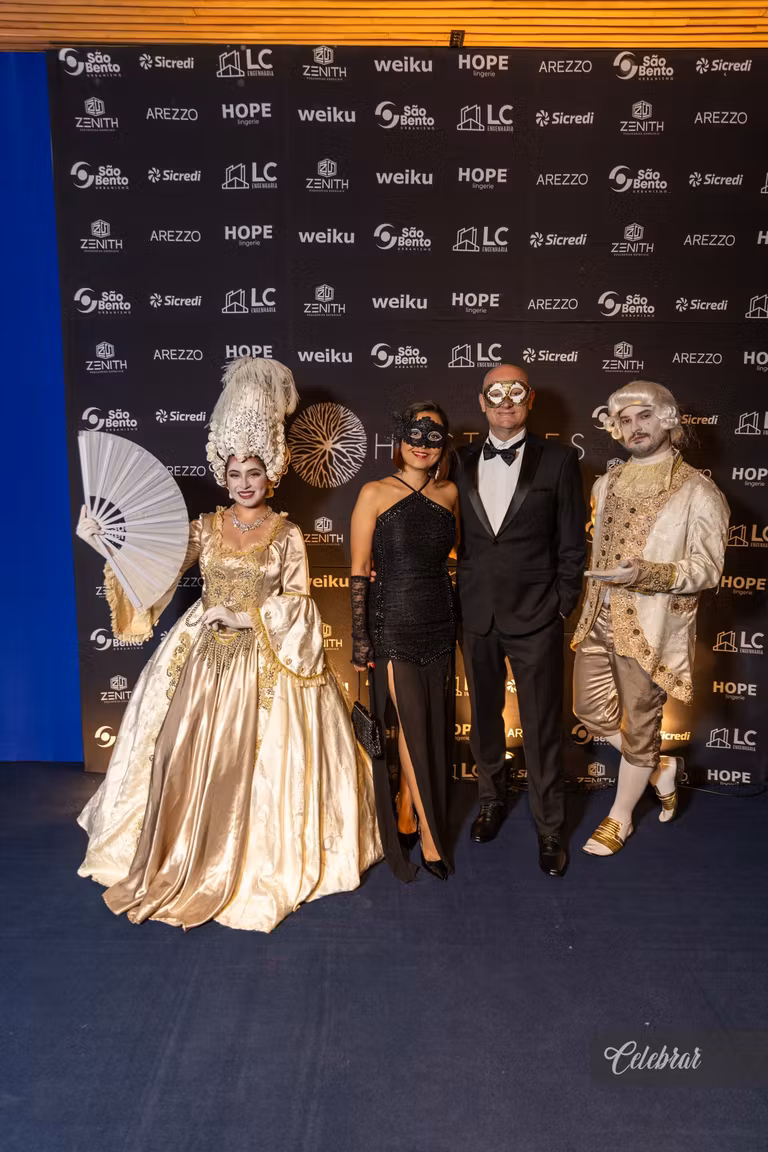 baile de Gala Hectares – Máscaras em Veneza – foto 75