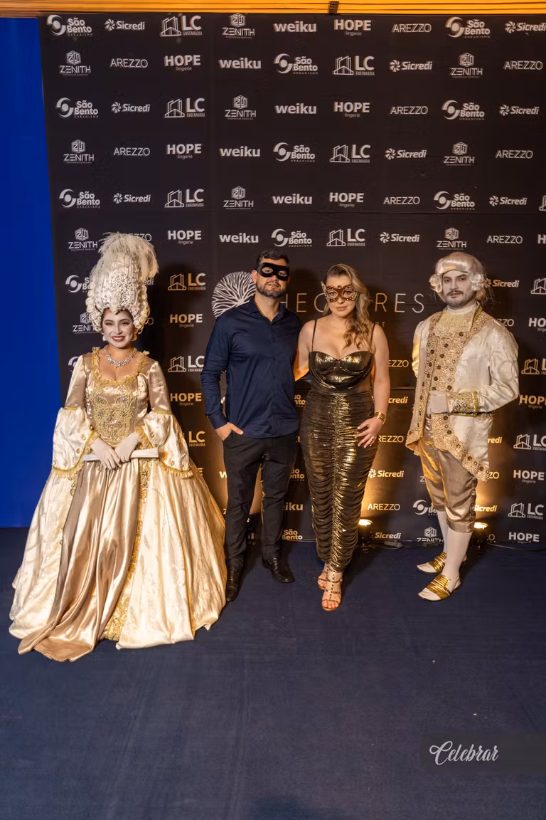 baile de Gala Hectares – Máscaras em Veneza – foto 92