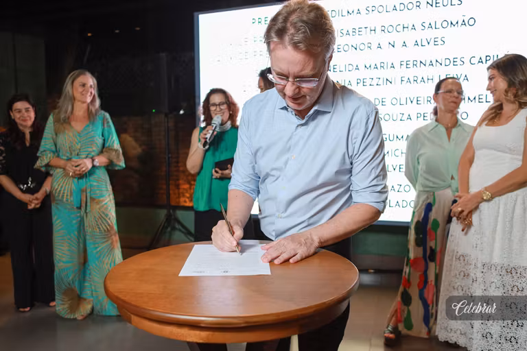 Noite de lançamento do Leilodom 2026 com assinatura de parcerias – foto 109