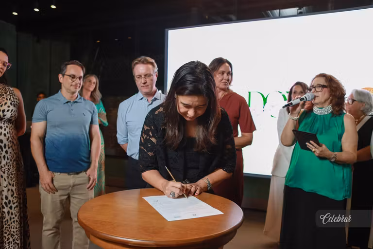 Noite de lançamento do Leilodom 2026 com assinatura de parcerias – foto 127