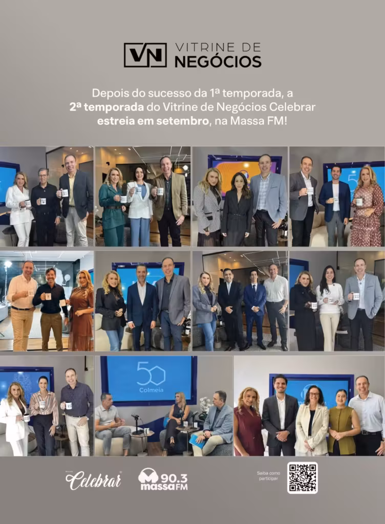 Vitrine de Negócios Celebrar Massa FM: onde histórias empresariais se transformam em autoridade